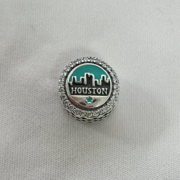 Pandora Jewelry - Pandora Houston Texas Bead Houston Charm, S925 Silver Jewelry